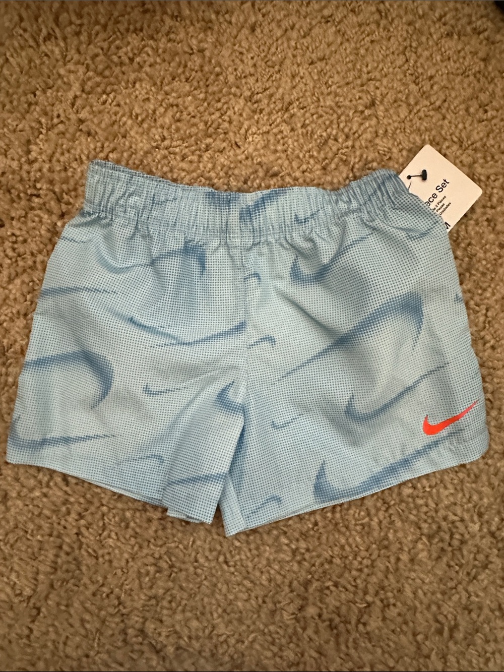 NWT Nike Blue and Orange Shorts (18 Months)